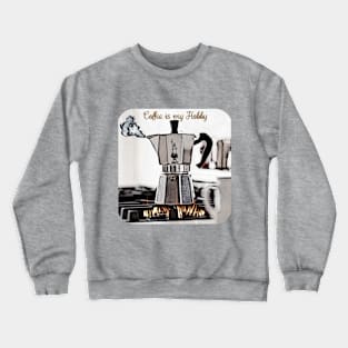 Coffee is my hobby Crewneck Sweatshirt